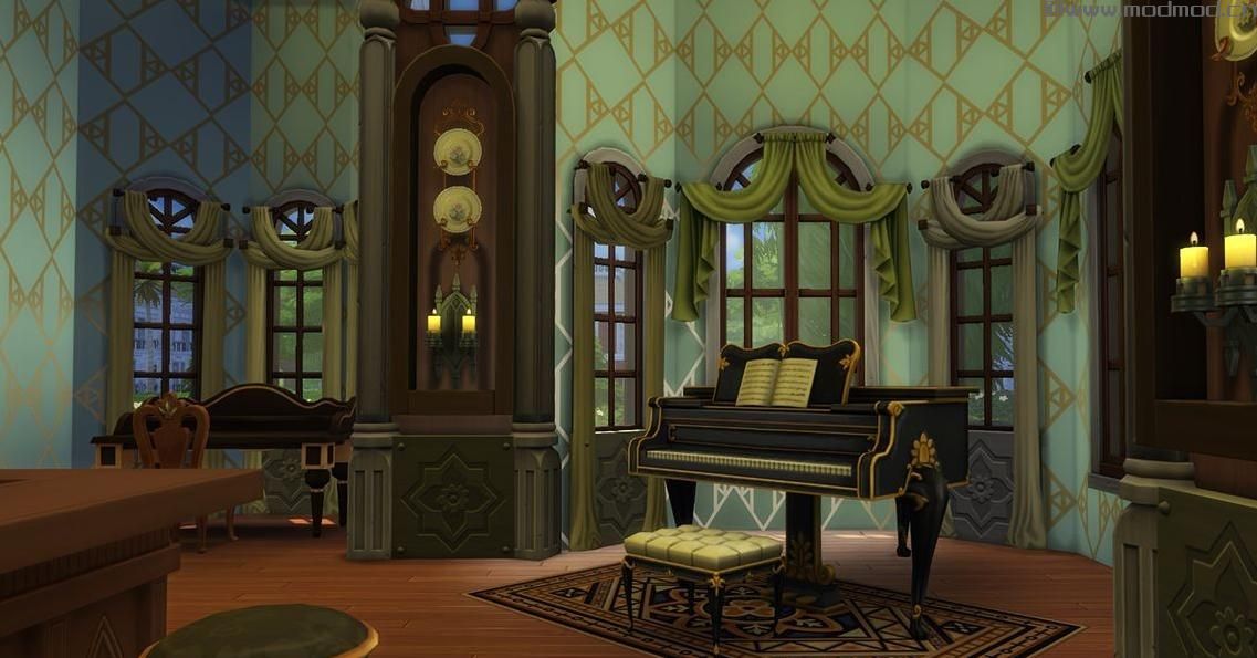 40X30无自定义小型城堡，全复古设计