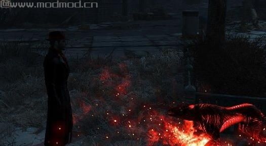 辐射4MOD：变异犬绚丽动态粒子效果材质替换MOD*****胆小勿进。。。。。。。