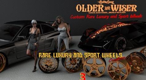 侠盗猎车手5MOD：Custom Rare Luxury and Sport Wheels