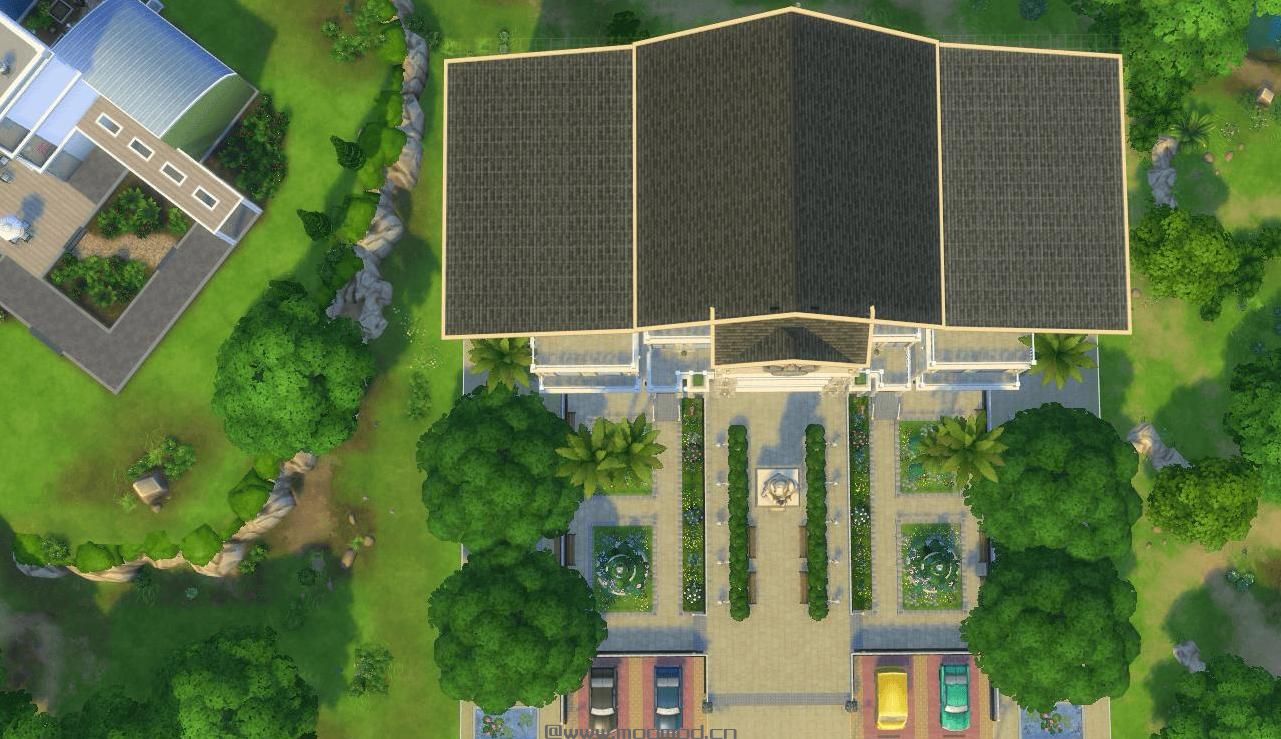 3DM-Sims小组】柳溪50x50别墅，拥有四辆超级豪车【我是说，玩具车0.0】，无mod，带有超级泳池，金碧辉煌音乐