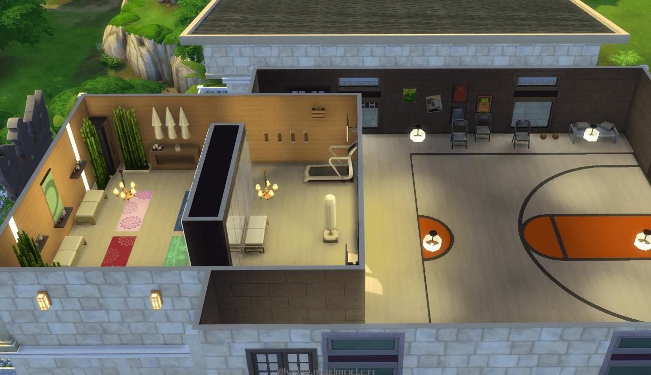 3DM-Sims小组】柳溪50x50别墅，拥有四辆超级豪车【我是说，玩具车0.0】，无mod，带有超级泳池，金碧辉煌音乐