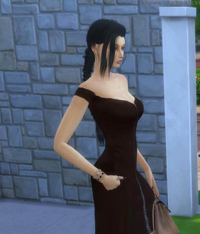 模拟人生4MOD：软萌易推倒萝莉和气场超霸气女王，情侣没毛病