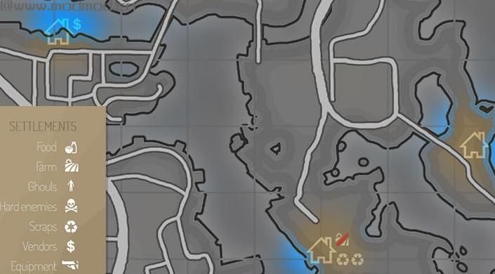 辐射4MOD：Tasty Map - Ultimate customizable map project ----彩色最终可定制地图计