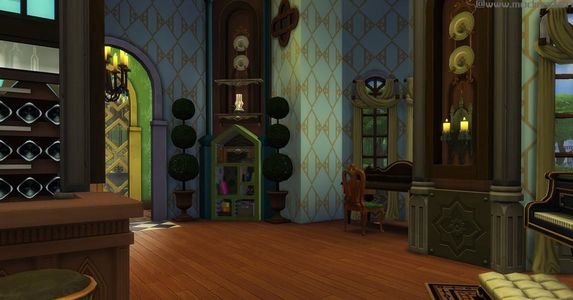 40X30无自定义小型城堡，全复古设计