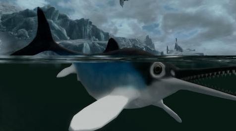 上古卷轴5：重置版MOD：Ichthyosaurs- Mihail怪物和动物（mihail沉浸式附加物 - 海洋爬行动物 - 恐龙）