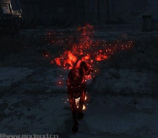 辐射4MOD：变异犬绚丽动态粒子效果材质替换MOD*****胆小勿进。。。。。。。