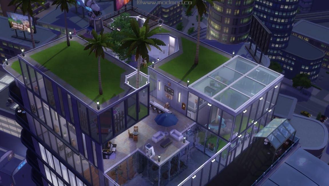 模拟人生4MOD： 第四恶魔 住家第三弹 旧时代的礼物：绿洲