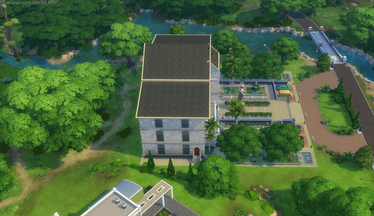 3DM-Sims小组】柳溪50x50别墅，拥有四辆超级豪车【我是说，玩具车0.0】，无mod，带有超级泳池，金碧辉煌音乐