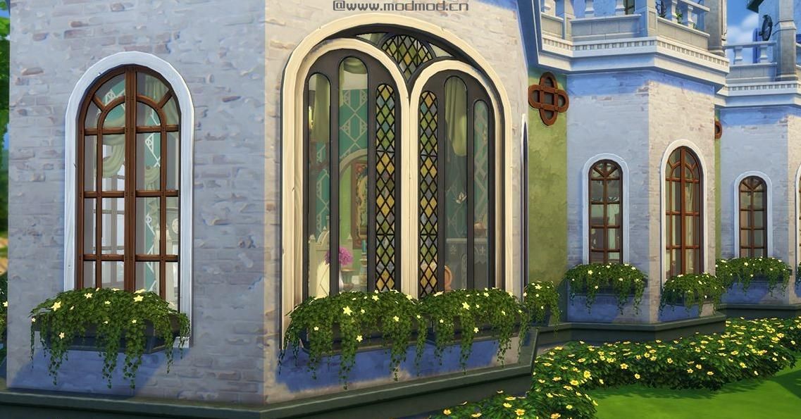 40X30无自定义小型城堡，全复古设计