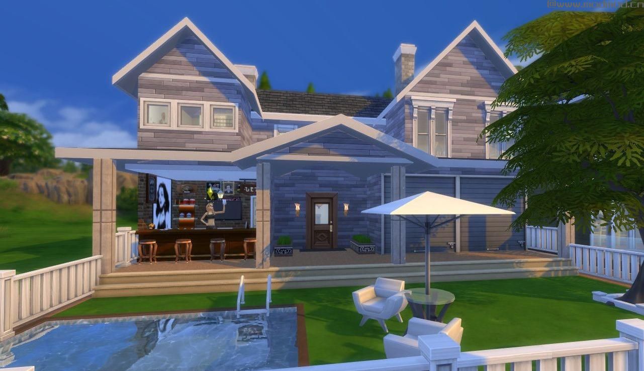 【3DM-Sims小组】不必切图，真正的邻里生活，温馨社区，你值得拥有。毕竟我这个只喜欢捏房子的人都在这个社区玩了好几天