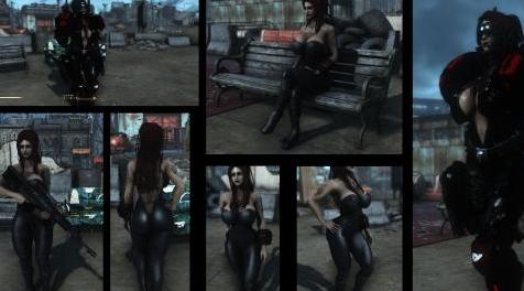 辐射4MOD：坐姿+闲置站姿+持枪动作三合一动作包（可选）