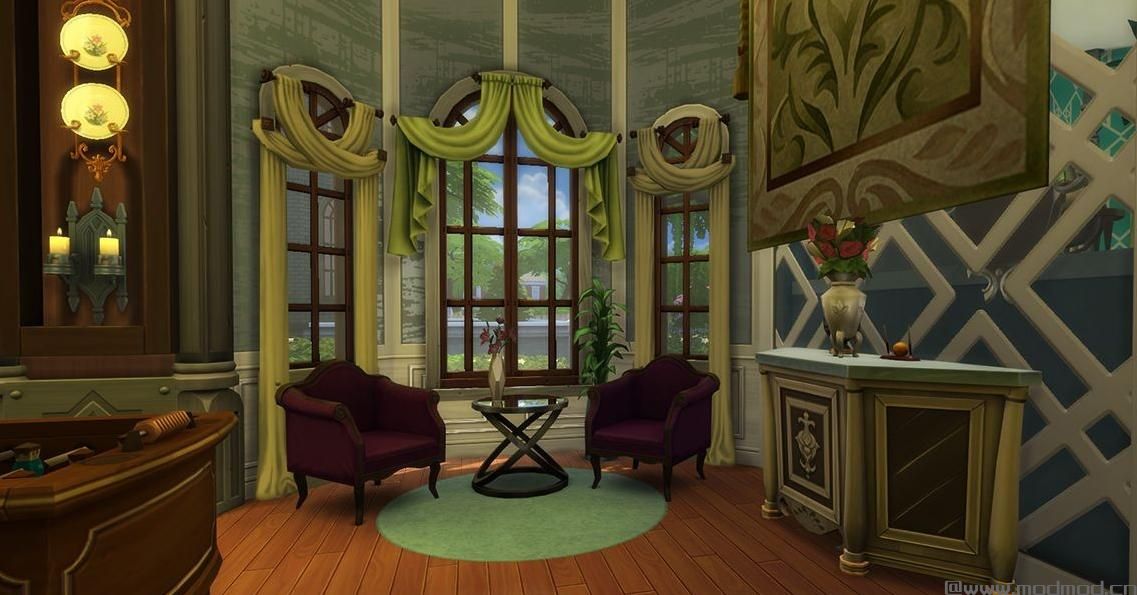 40X30无自定义小型城堡，全复古设计