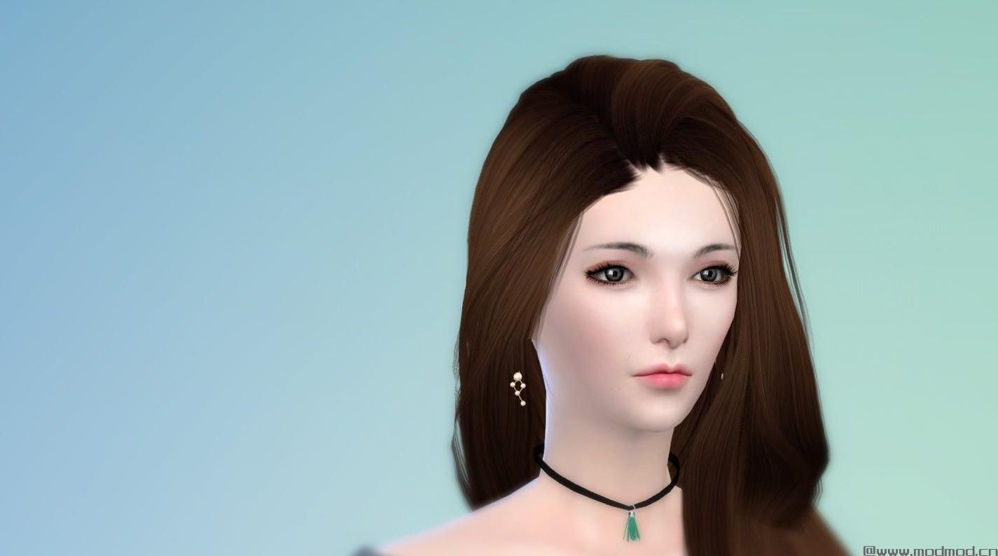 模拟人生4MOD：建房子好辛苦，捏个小人来缓解下，韩系风格妹子一枚，欢迎领回家