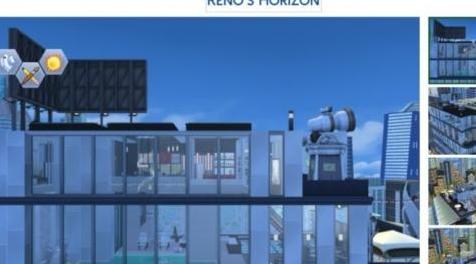 模拟人生4MOD：【公寓】雷诺阿的地平线 (￣▽￣) 日式客房+住宅工作室+地精勇士之墓 (￣▽￣) 无MOD 40x30 2室3卫