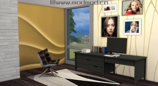 【3DM-sims小组】自制2款墙纸和一款挂画·······················喜欢的不要错过·······