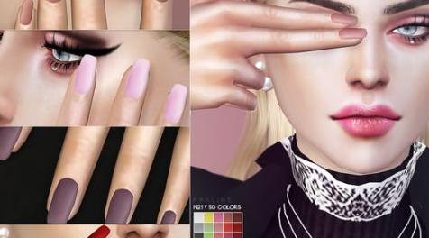 模拟人生4MOD：Romee Nails N21 指甲油