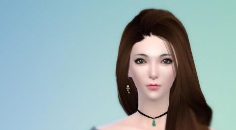 模拟人生4MOD：建房子好辛苦，捏个小人来缓解下，韩系风格妹子一枚，欢迎领回家