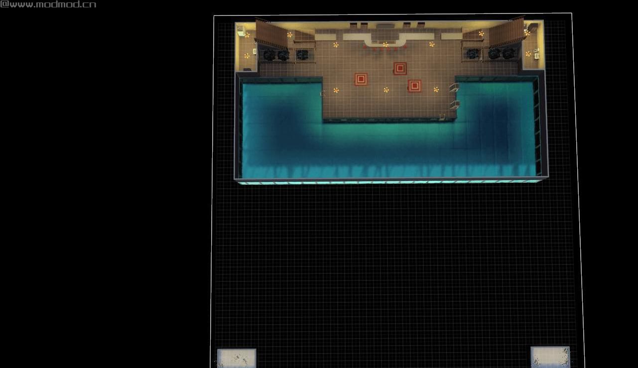 3DM-Sims小组】柳溪50x50别墅，拥有四辆超级豪车【我是说，玩具车0.0】，无mod，带有超级泳池，金碧辉煌音乐