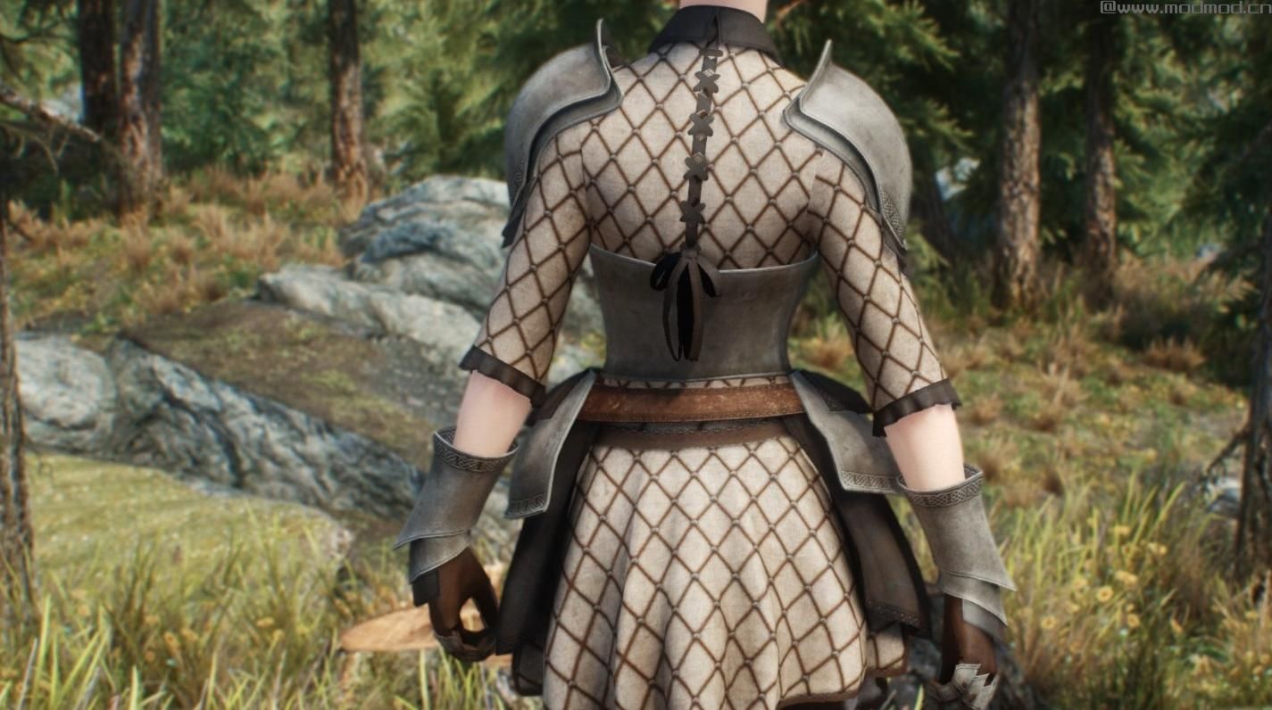上古卷轴5：天际MOD：Chevaleresse II Armor for UNP by Yurica-神圣钢铁套装