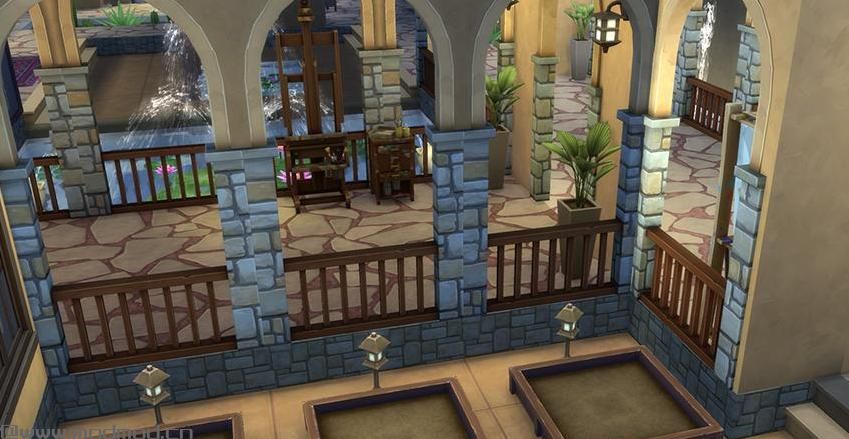 【3DM-Sims小组】【原创】50X50 阿拉伯风格全功能豪华别墅~~~~~~房屋和自定义MOD下载已放！
