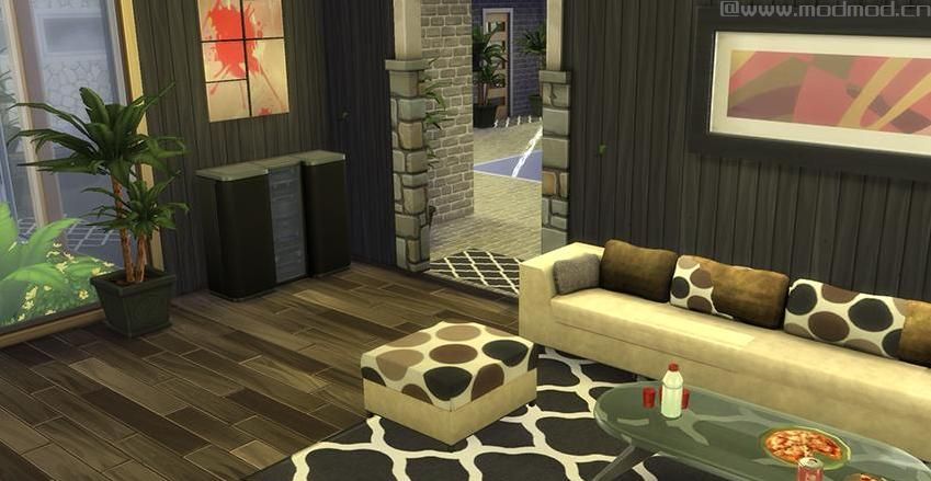  【3DM-Sims小组】【原创】50X50 全功能豪华别墅 现代风格~~~~~~房屋和自定义MOD已放下载！