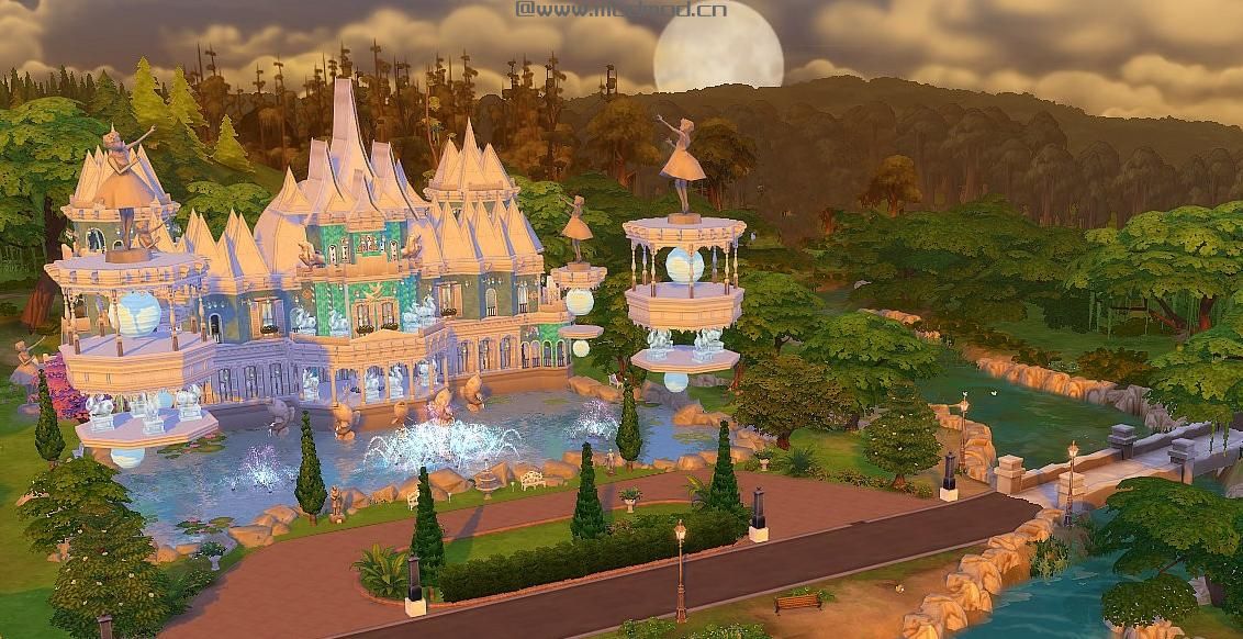 模拟人生4MOD： 【如琢如磨】50X50超大建筑