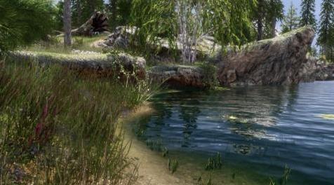 上古卷轴5：重置版MOD：光滑水纹理