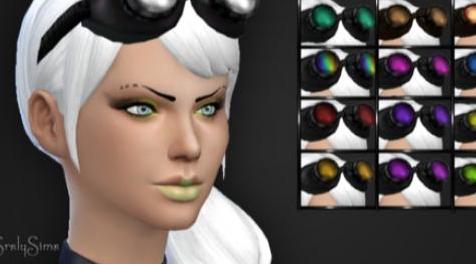 模拟人生4MOD：女性护目镜饰品 by SrslySims