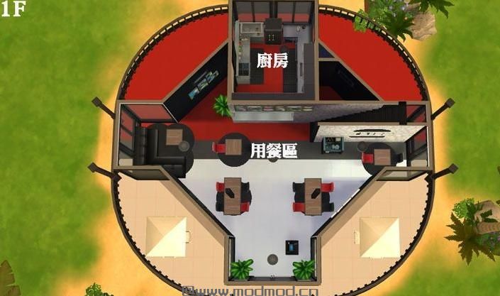 外觀造型 poke ball 寶可夢球漢堡店