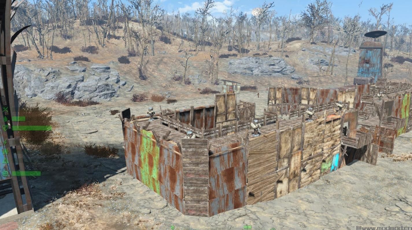辐射4MOD： 汉化 建造可以拼接的高墙1.4.1MOD