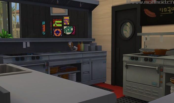 外觀造型 poke ball 寶可夢球漢堡店