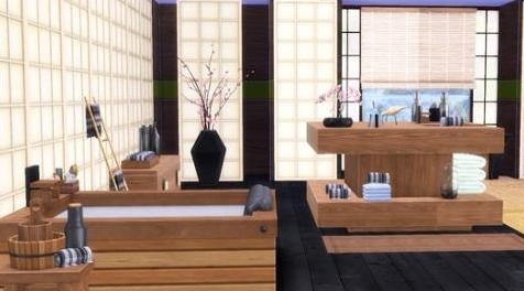 模拟人生4MOD：Japan Bathroom 浴室
