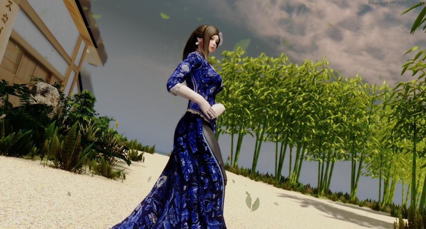 上古卷轴5：天际MOD：上古卷轴舞蹈-桃花旗袍配信