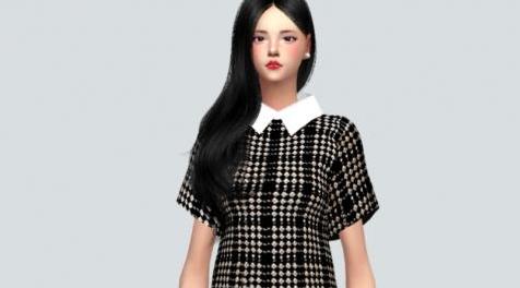 模拟人生4MOD：H Line Dress h 线条连衣裙
