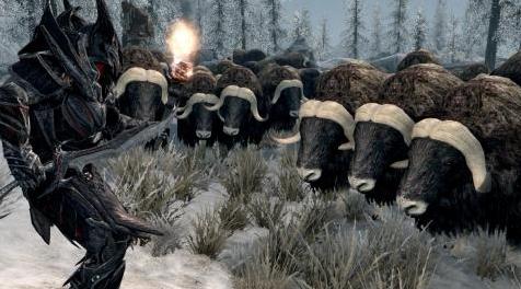 上古卷轴5：重置版MOD：麝香牛-米哈伊尔怪物和动物(米冰雹浸没式附加物-巨型动物)