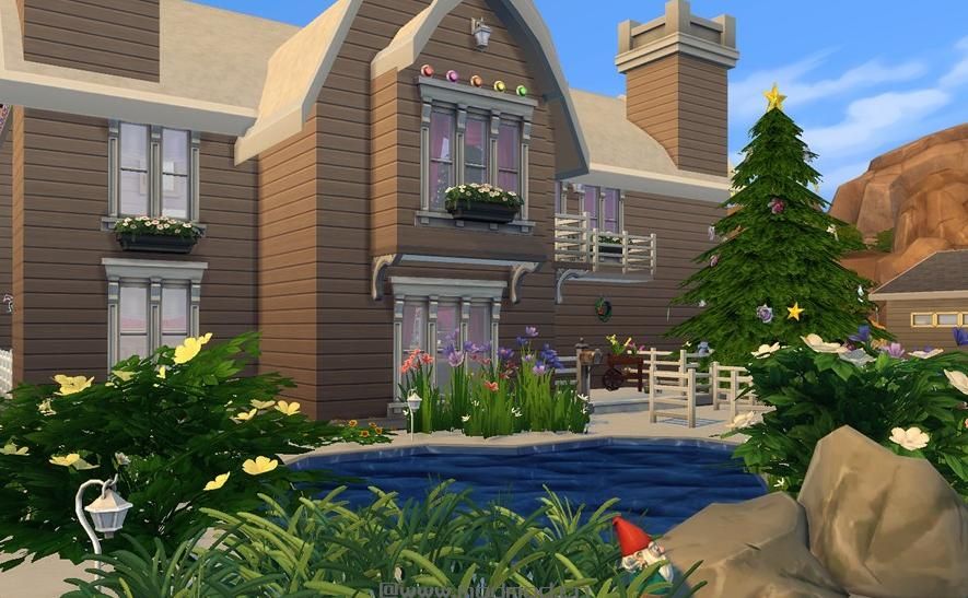 圣 诞 小 木 屋 初 雪