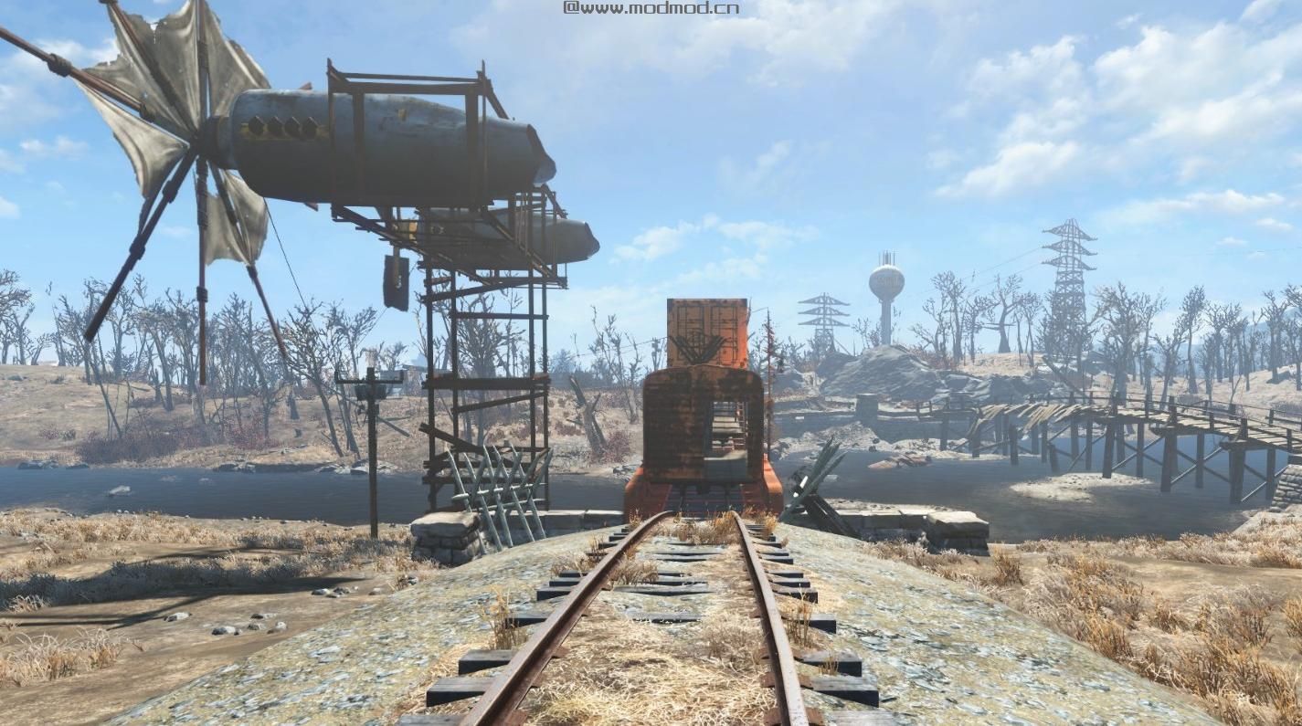 辐射4MOD：[汉化] 列车车厢和集装箱房 v1