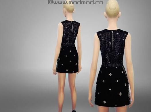 模拟人生4MOD：女性洋气欧美连衣裙 by MissFortune