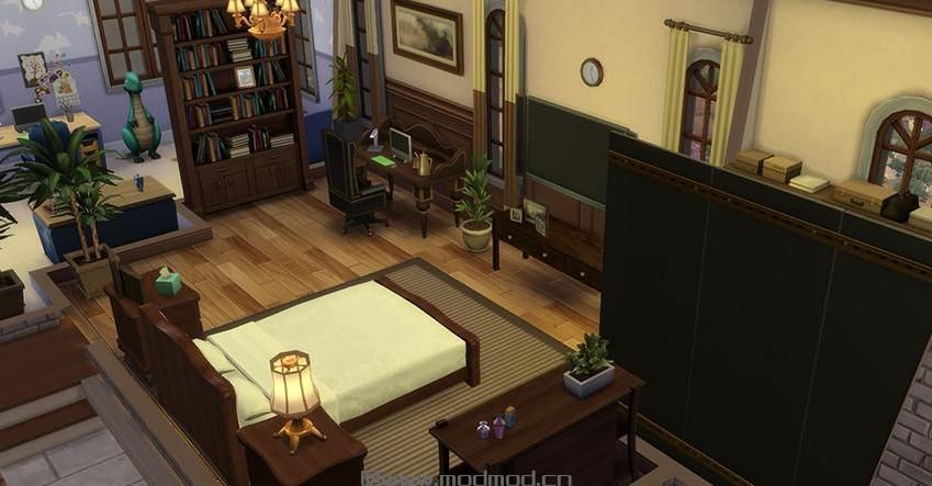 模拟人生4MOD：30X20 四合院 适合一家三口居住