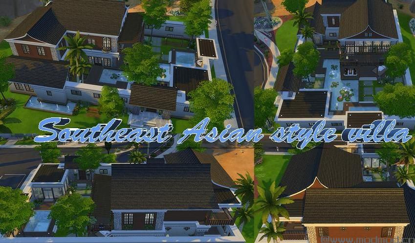 【3DM-Sims小组】【原创】40X30 东南亚风格别墅