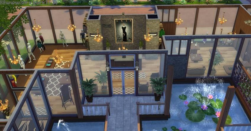 模拟人生4MOD：【3DM-Sims小组】【原创】仿古商业街&mdash;&mdash;含服装店1家、蛋糕店1家~