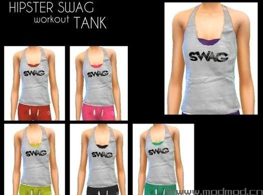 模拟人生4MOD：女性运动套装 by Tiffiny Theis