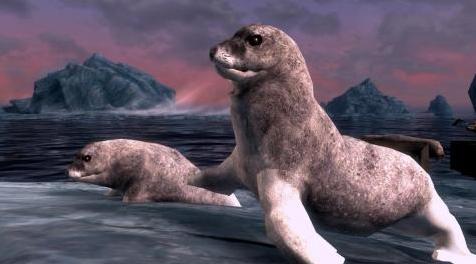 上古卷轴5：重置版MOD：海豹和海狮-米冰雹怪物和动物(生物)(米冰雹浸没式附加物)