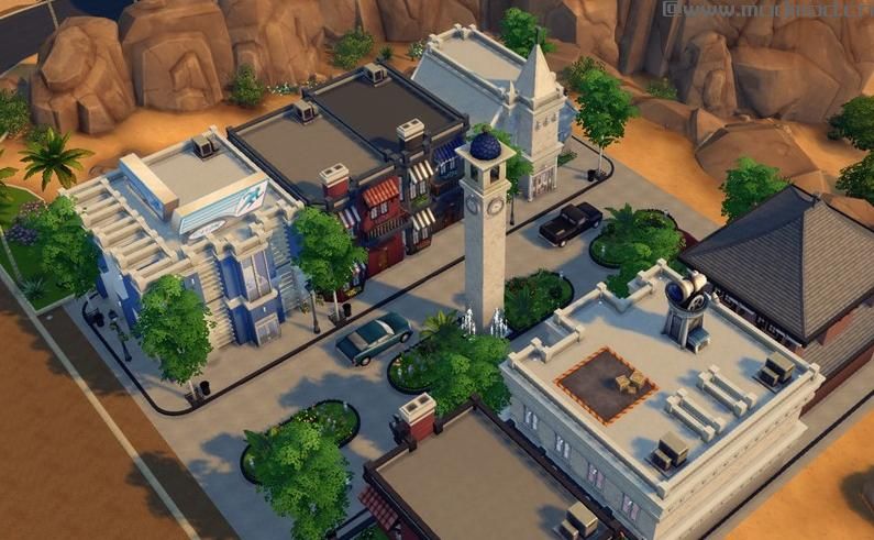 时 钟 塔 广 场 泳 池 版