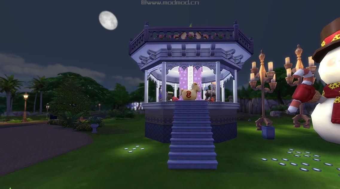 【3DM-Sims小组】夜晚的圣诞派对，灯火通明的世界，一直high到天亮，high到过年
