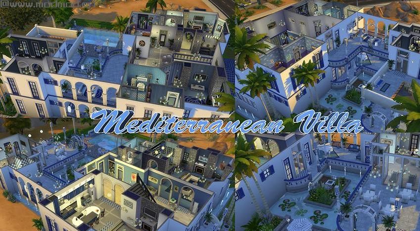  【3DM-Sims小组】【原创】40X30 地中海风格别墅 适合一家三口~~~~~~