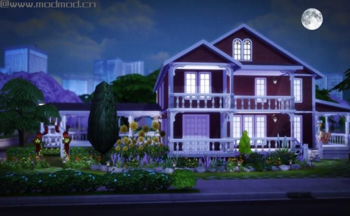 模拟人生4MOD：【3DM-Sims小组】淡雅出品----【度假别墅】