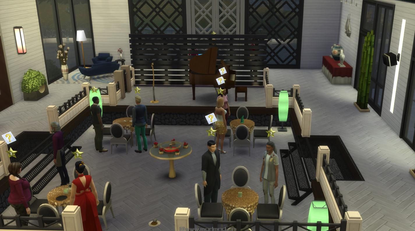 模拟人生4MOD：威斯丁餐厅_40x30_1卧室2卫生间_原生态无MOD