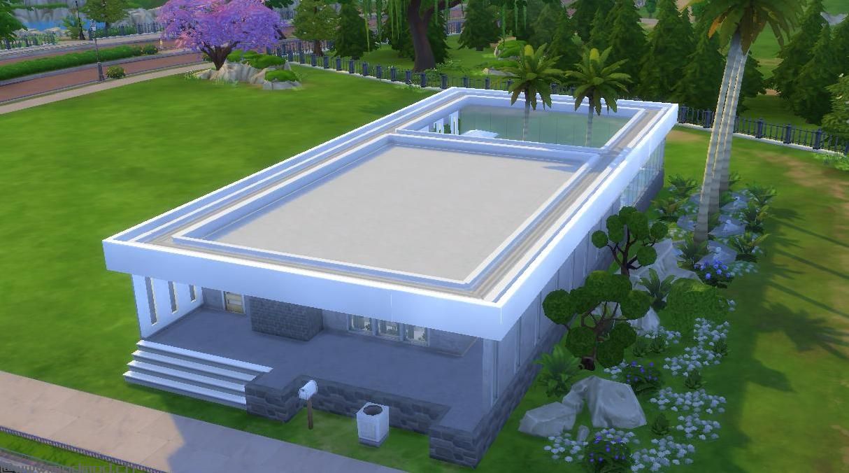 模拟人生4MOD：SIM3的一个仿制房子，20X30，希望你们能够喜欢。