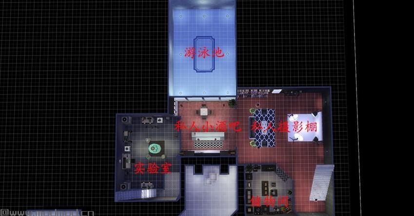 【3DM-Sims小组】【原创】50X40 时尚全功能现代别墅~~~~~~